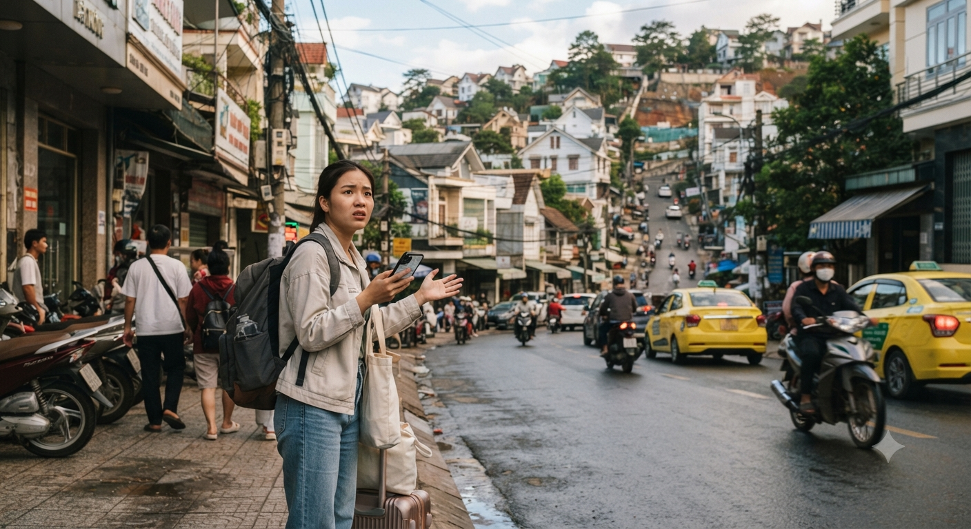 Tại sao việc cung cấp điểm đón rõ ràng lại quan trọng khi đặt taxi Đà Lạt?